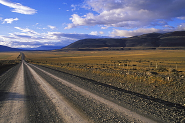 Dirt road through a landscape