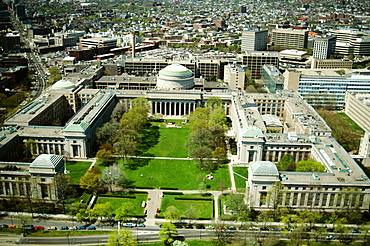 Aerial view of the Mass. Institute of Technology , Cambridge, MA