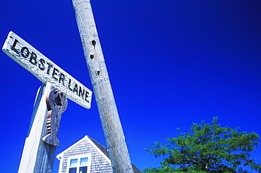 Low angle view of a sign board