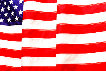 Close-up of an American flag, Washington DC, USA