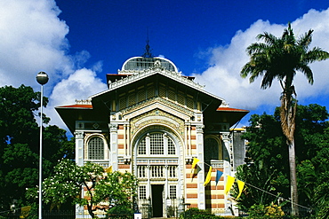 The public library is seen in Fort de France on the island of Martinique