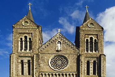 Low angle view of a church, St. Kitts, Caribbean