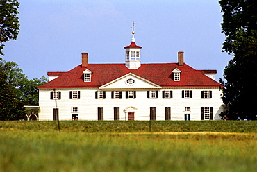 Facade of a house, Mount Vernon, Washington DC, USA