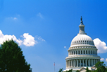 High section view of a government building, Capitol Building, Washington DC, USA