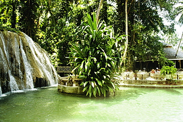 Side view of Dunn's River Falls, Jamaica