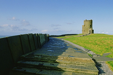 Wall near the coast, Cliffs of Moher, Republic of Ireland