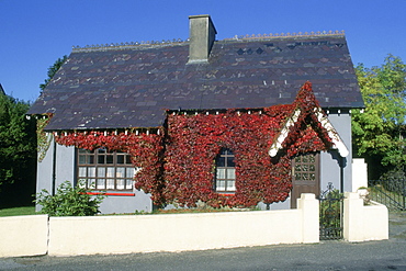 Facade of a house, Ring of Kerry, Republic of Ireland