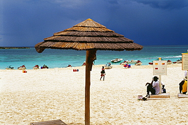 Seascape and beach on a sunny day, Atlantis Resort, Bahamas