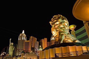 Low angle view of a sculpture, Las Vegas, Nevada, USA