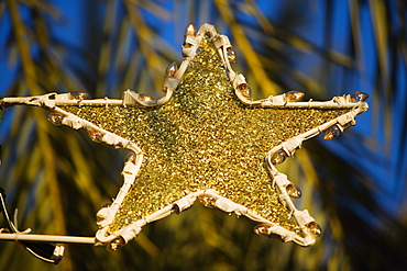 Close-up of decorated star