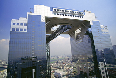 High section view of a building, Umeda Sky Building, Osaka, Japan