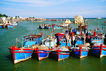 Fishing fleet in Nha Trang, Vietnam