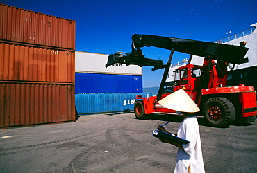 Container Port, Danang, Vietnam