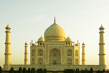 Facade of a monument, Taj Mahal, Agra, Uttar Pradesh, India