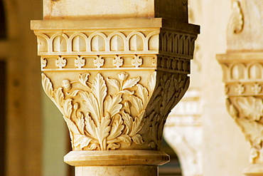 Close-up of a pillar, Government Central Museum, Jaipur, Rajasthan, India