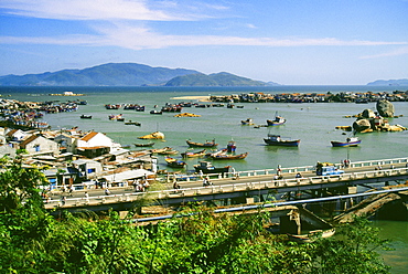 Fishing boats in Nha Trang, Vietnam