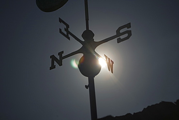 Low angle view of a weather vane