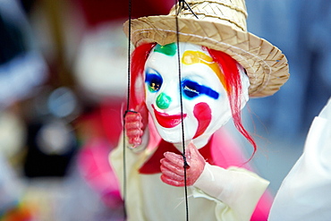 Close-up of a marionette, San Diego, California, USA