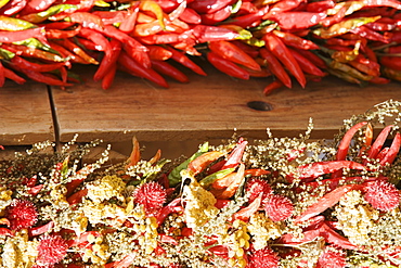 Close-up of chili peppers