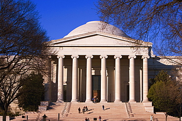 Facade of a building, Jefferson Memorial, Washington DC, USA