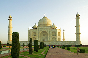 Facade of a monument, Taj Mahal, Agra, Uttar Pradesh, India