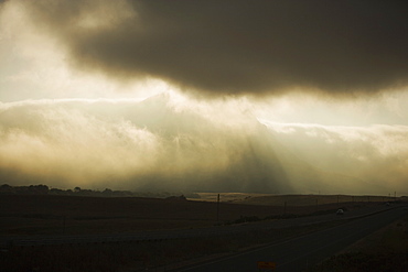 Low angle view of rain clouds