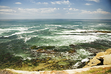 High angle view of reefs, La Jolla Reefs, San Diego, California, USA