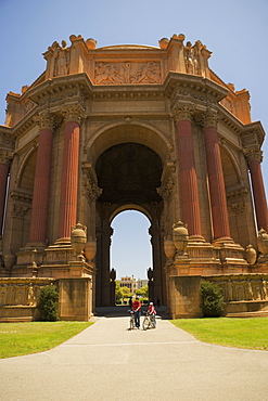 Facade of a rotunda, The Exploratorium, San Francisco, California, USA
