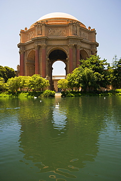 Facade of a rotunda, The Exploratorium, San Francisco, California, USA