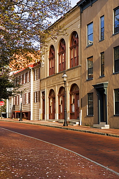Street in front of buildings, Annapolis, Maryland, USA