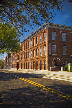 Building along the road, Ybor City, Tampa, Florida, USA