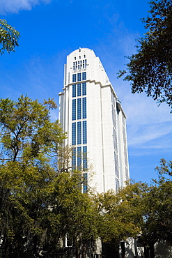 Low angle view of a skyscraper, Orlando, Florida, USA