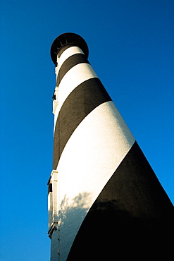 Low angle view of a lighthouse, St. Augustine Lighthouse And Museum, St. Augustine, Florida, USA