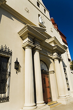 Low angle view of a cathedral, St. Augustine, Florida, USA