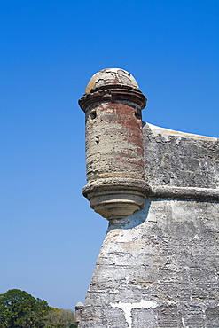 Low angle view of a castle, Castillo De San Marcos National Monument, St. Augustine, Florida, USA