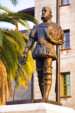 Close-up of a statue, Don Pedro Menendez De Aviles, St. Augustine, Florida, USA