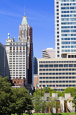 Skyscrapers in a city, Baltimore, Maryland, USA