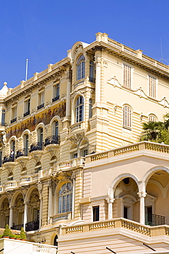 Low angle view of a hotel, Hotel Hermitage, Monte Carlo, Monaco