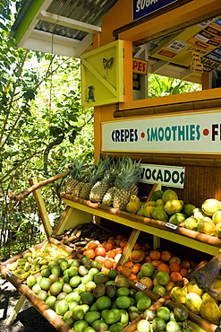 Fruits at a fruit stand, Mawi, Hawaii Islands, USA