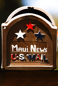 Close-up of a mailbox, Twin Falls, Maui, Hawaii Islands, USA