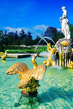 Statues in a fountain, Het Look Palace, Apeldoorn, Netherlands