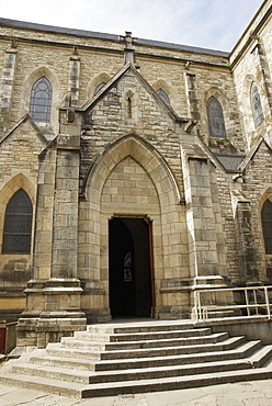 Entrance of a church, Church of Our Lady Nahuel Huapi, San Carlos De Bariloche, Argentina