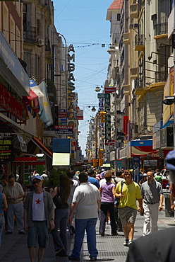 Tourists in a market, Florida Street, Barrio Norte, Buenos Aires, Argentina