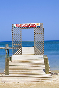 Pier in the sea, West End, Roatan, Bay Islands, Honduras