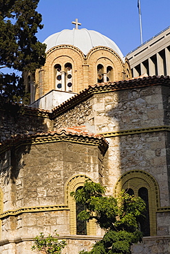 Low angle view of a church, Athens, Greece