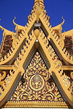 High section view of a palace, Royal Palace, Phnom Penh, Cambodia