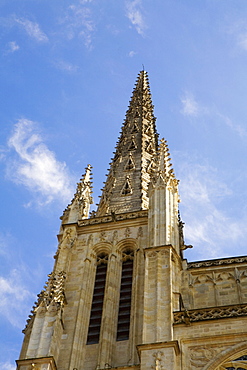 Low angle view of a building, Tour Pey Berland, Vieux Bordeaux, Bordeaux, France