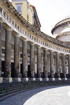 Low angle view of a church, Basilica Di San Francesco Di Paola, Naples, Naples Province, Campania, Italy