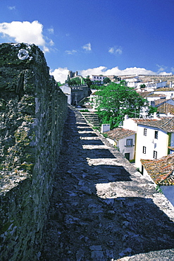 Buildings in a city, Obidos, Portugal