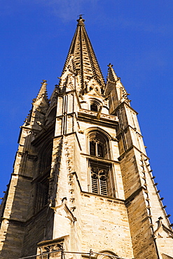 Low angle view of a basilica, St. Michel Basilica, Quartier St. Michel, Vieux Bordeaux, Bordeaux, France